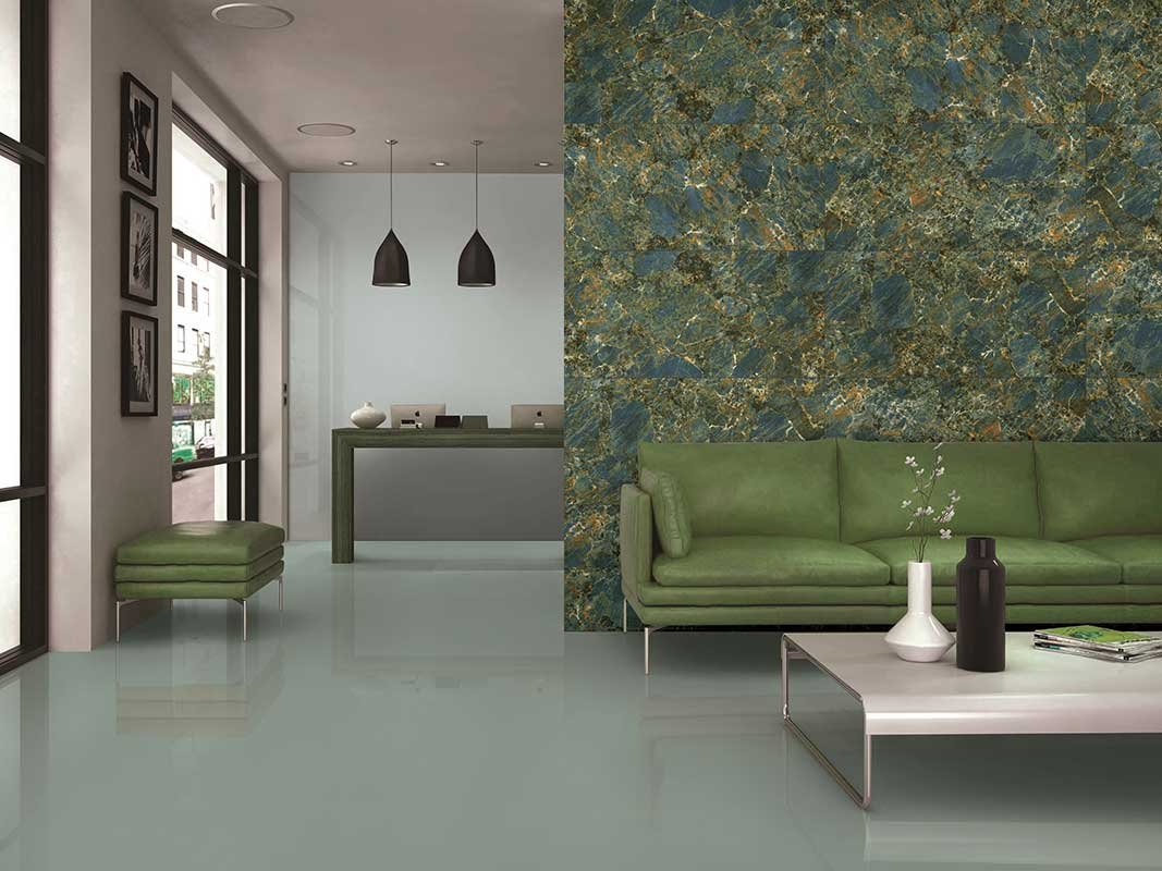 Green Glossy Ceramic Wall Tiles