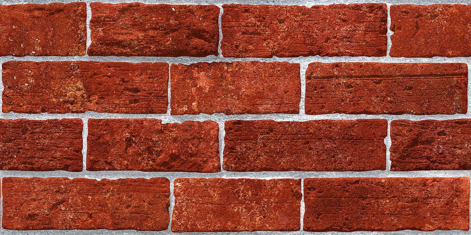 Red Stone Look Ceramic Wall Tiles