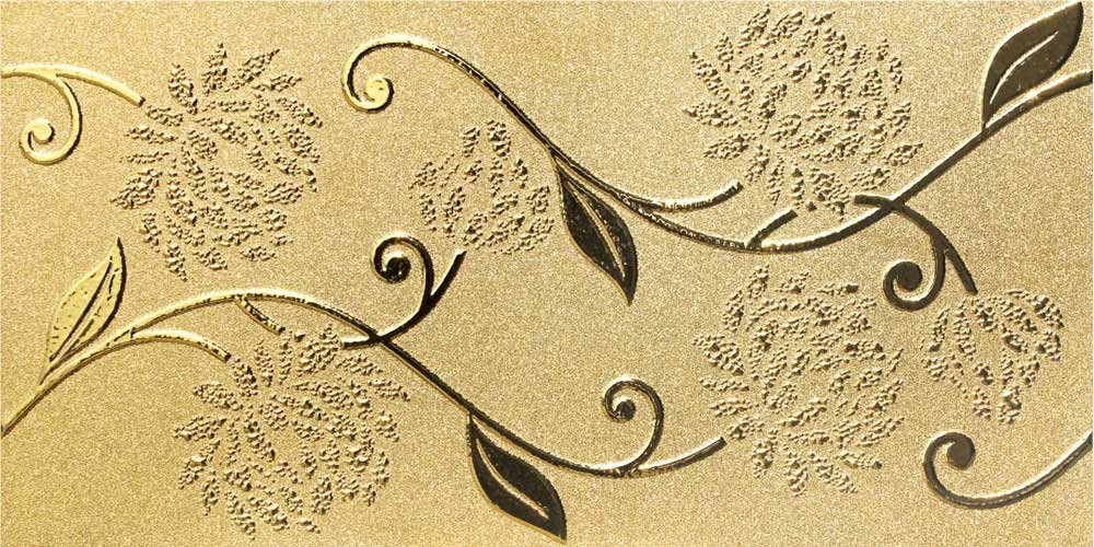  Yellow Floral/Decorative Ceramic Wall Tiles