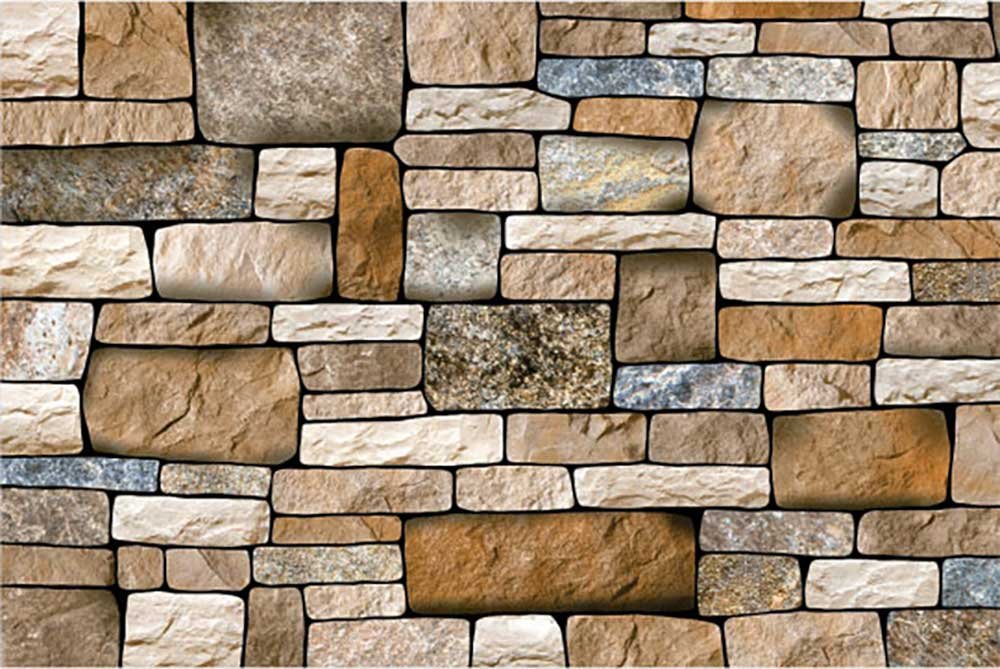  Multicolor Stone Look Ceramic Wall Tiles