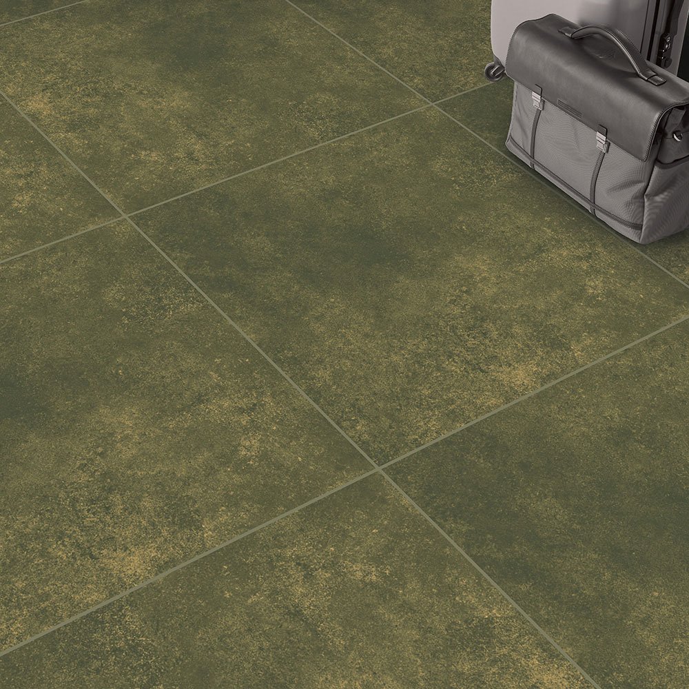 Green Matte Finish Floor Tiles
