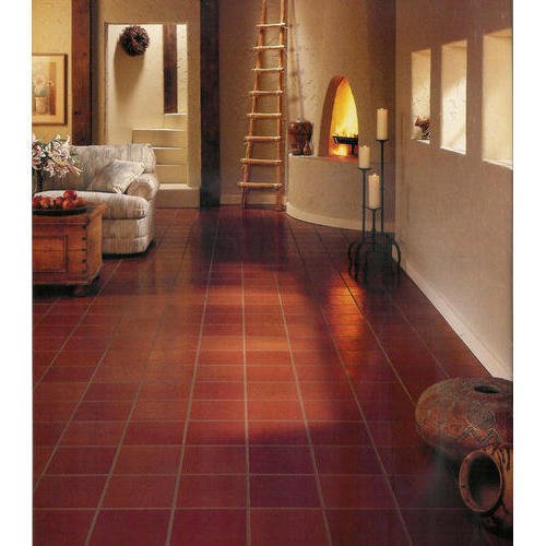 Red Digital Polished Vitrified Tiles